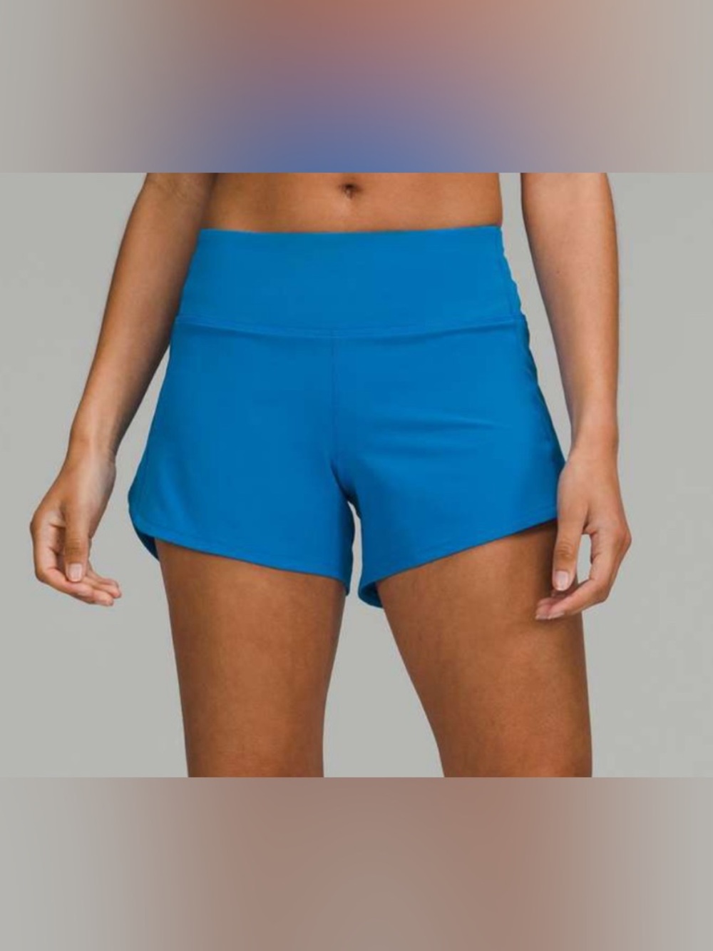 Lululemon Speed Up Shorts - Mid-Rise with 4” Inseam - Poolside - Size 14